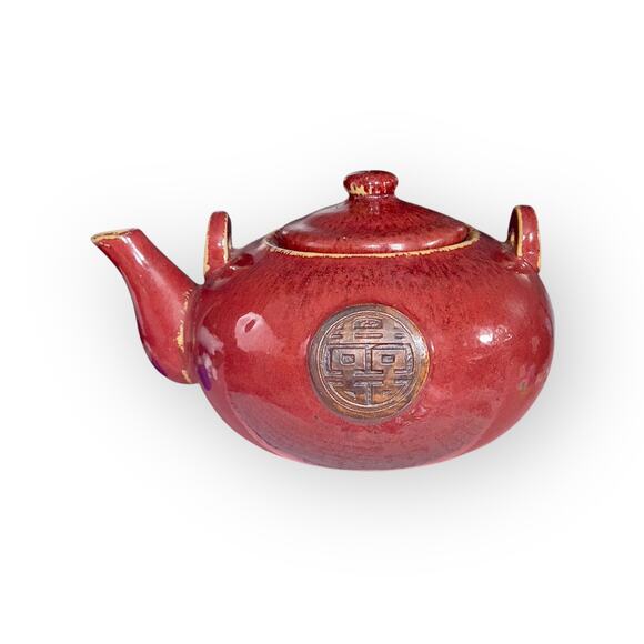 Japanese Ceramic Teapot - Picture 1 of 8